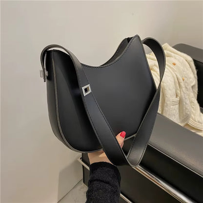 PU Leather Shoulder Messenger Bag Women Causal Luxury Handbags and Purse Female Designer Hobos Bag Small Brand Crossbody Bags